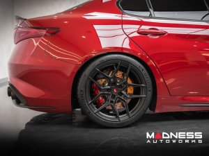 Alfa Romeo Giulia Custom Wheels - EVO-4R by Vossen - Satin Black Alfa Romeo Giulia Custom Wheels - EVO-4R by Vossen - Satin Black